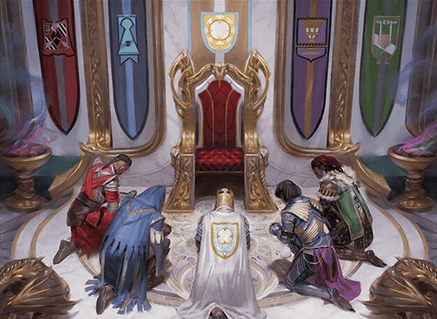 Throne of Eldraine - Illustration by Kieran Yanner