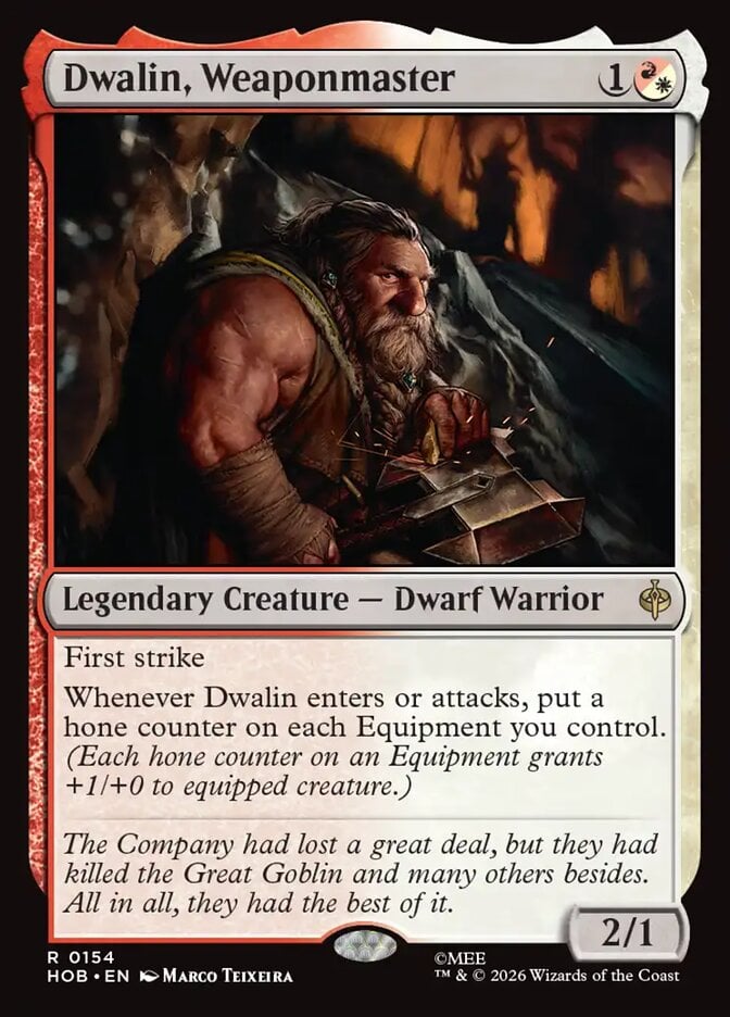Dwalin, Weaponmaster