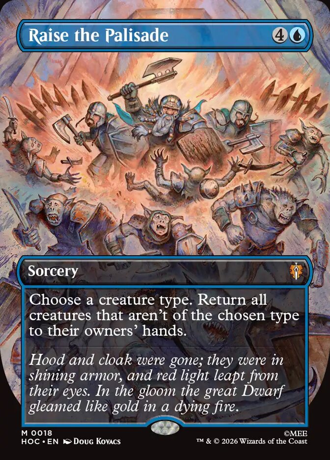 Raise the Palisade