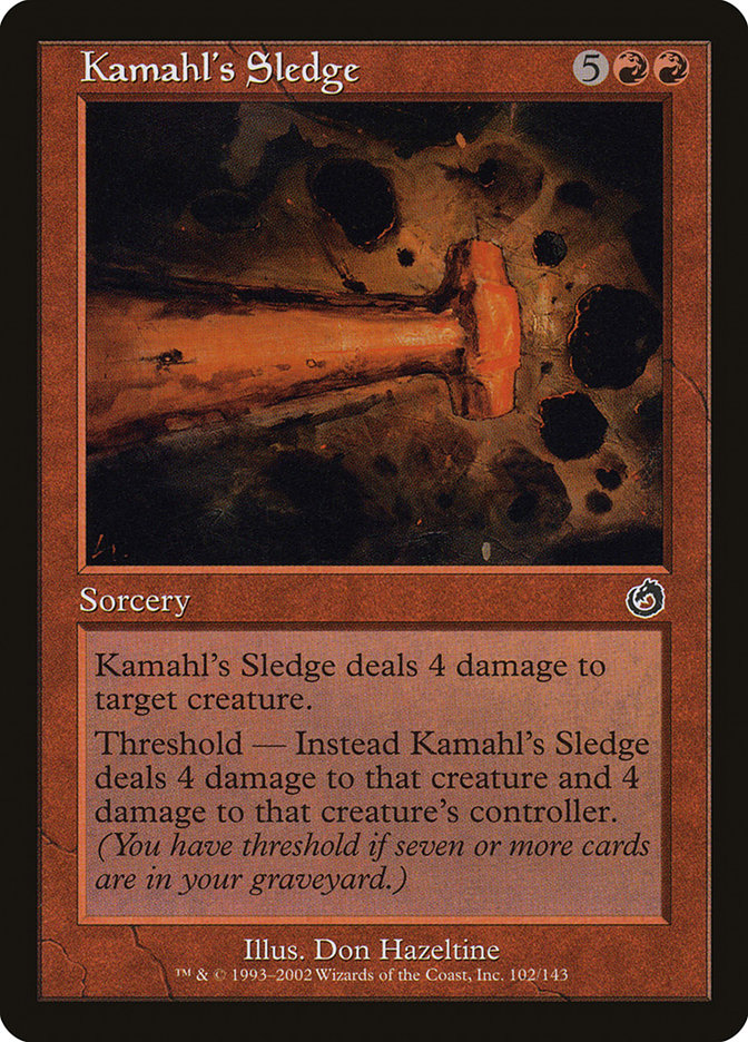 Kamahl's Sledge