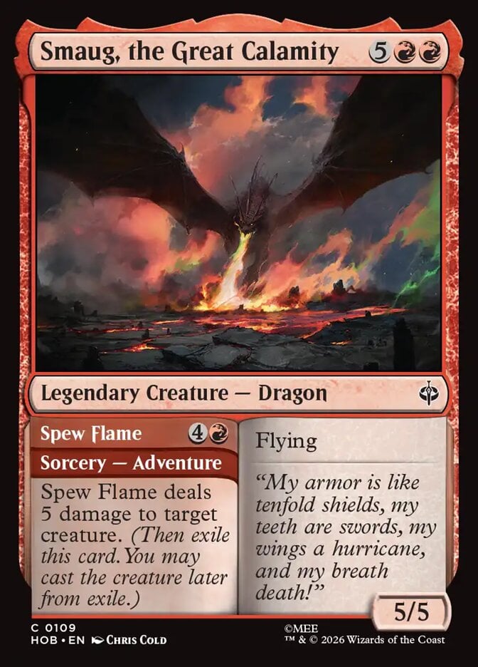 Smaug, the Great Calamity