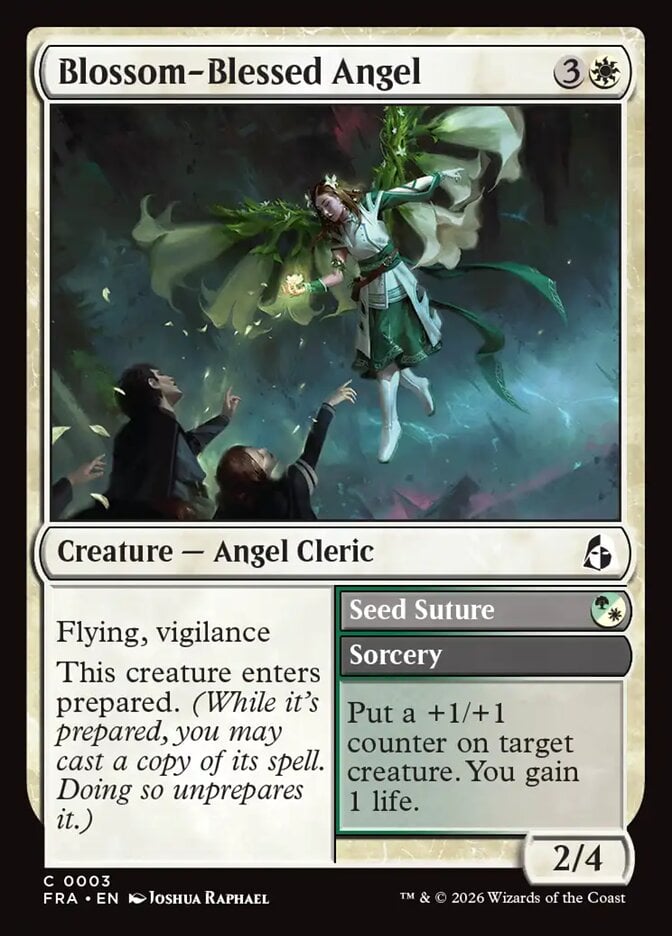 Blossom-Blessed Angel