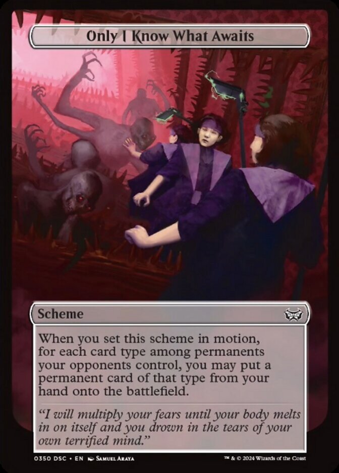 thumbnail image 2 of Complete Factory Sealed Set – All 40 Duskmourn Archenemy Schemes (Magic: The Gathering) 2 of 2