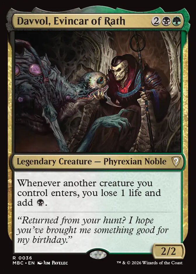Davvol, Evincar of Rath