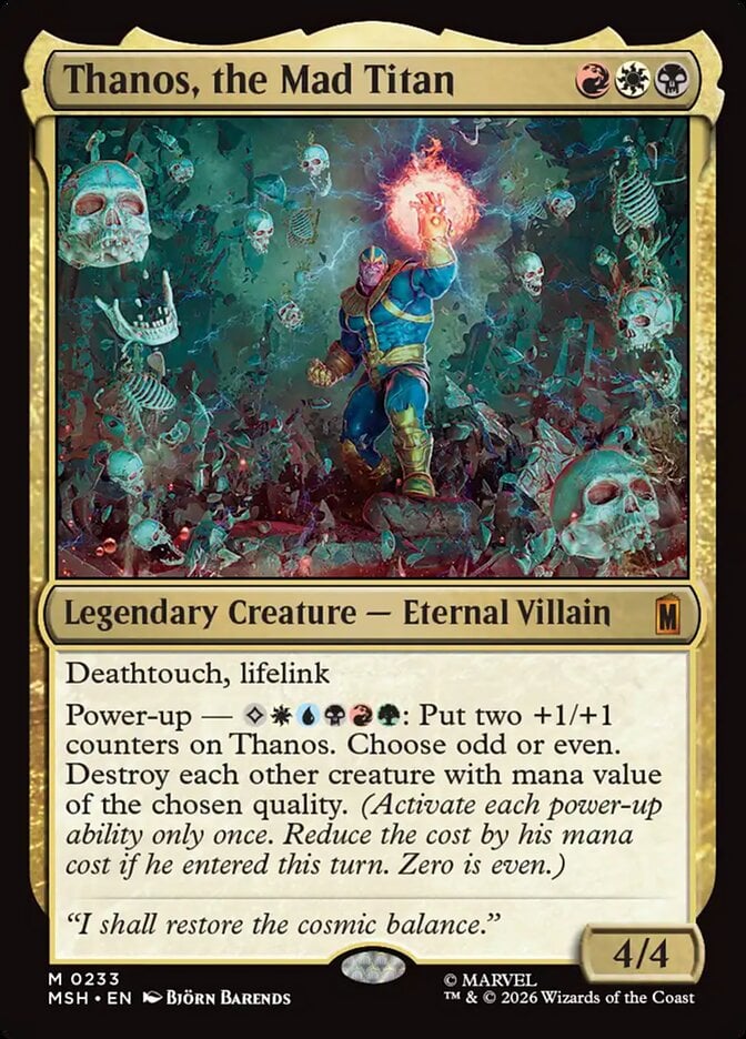 Thanos, the Mad Titan