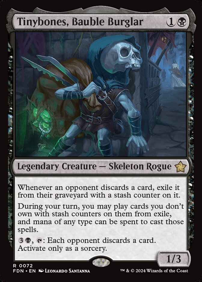 Custom Tinybones, Trinket Thief EDH Deck – 100-Card Discard Commander Deck